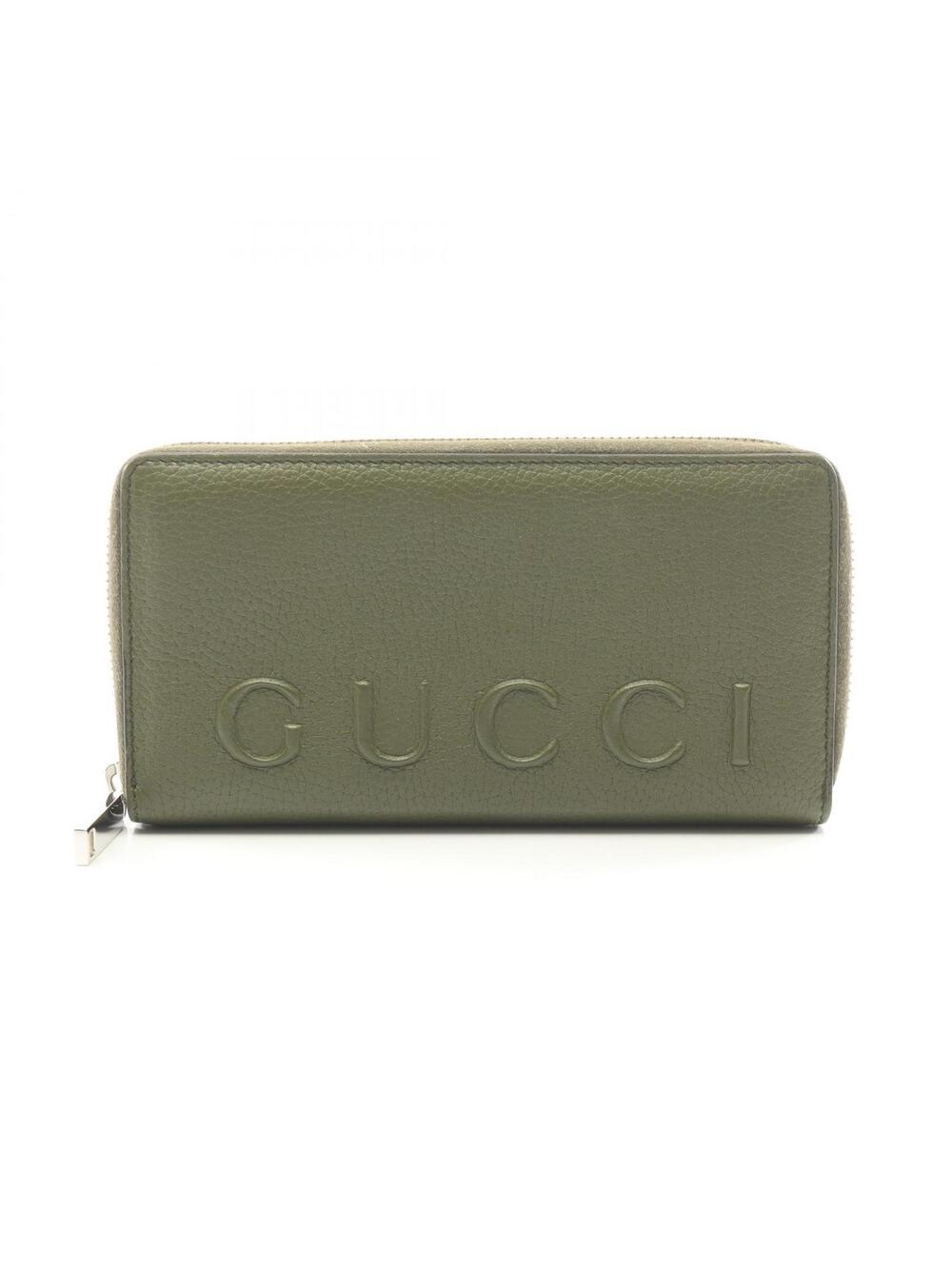 Gucci Logo Zip Around Long Wallet Purse #322125G44B